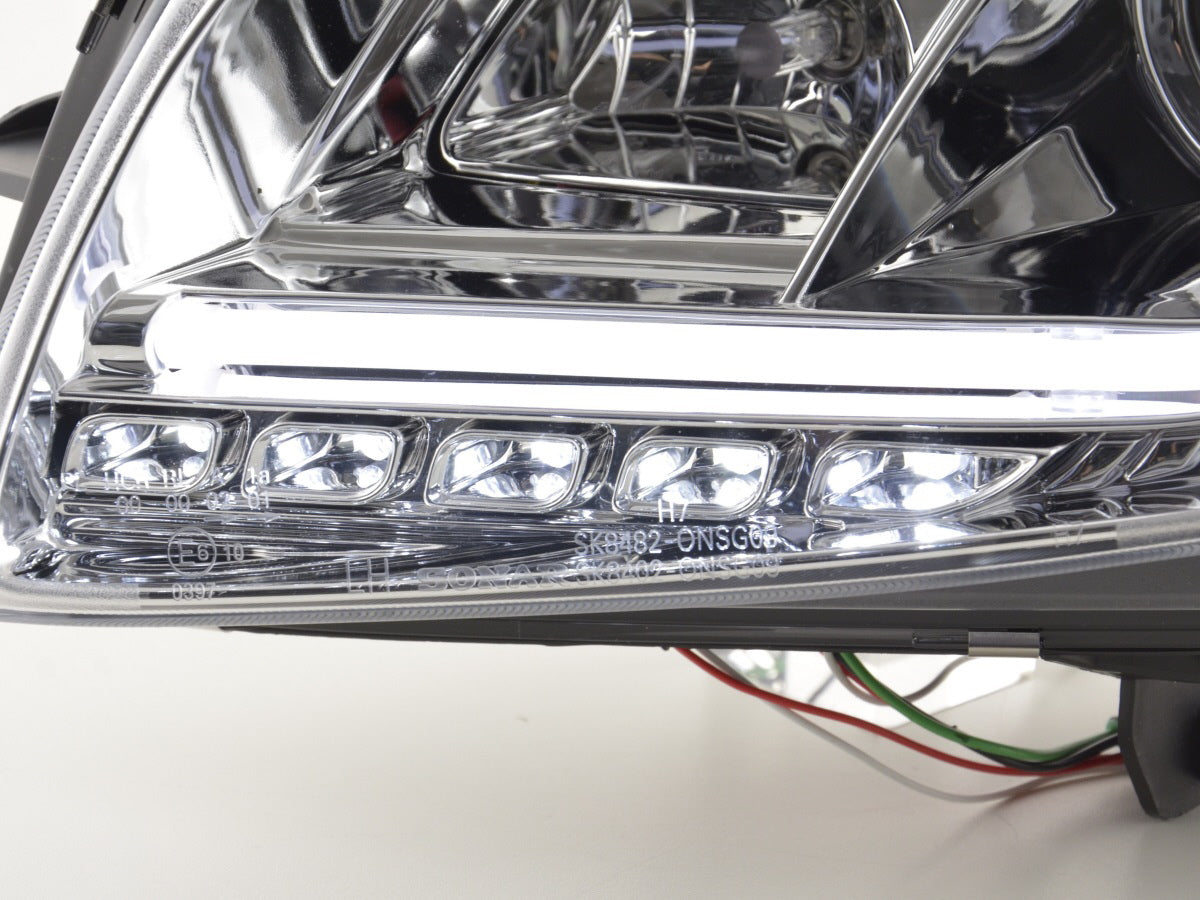 Scheinwerfer Set Daylight LED Tagfahrlicht Opel Insignia ab 2008 chrom Scheinwerfer Set Daylight LED Tagfahrlicht Opel Insignia ab 2008 chrom